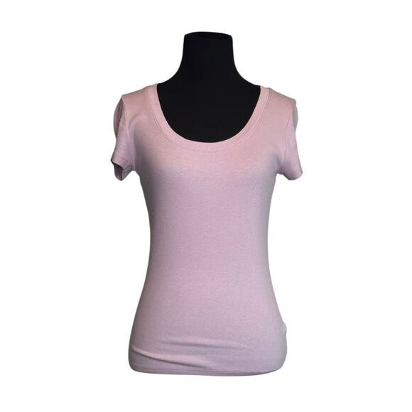 A New Day lilac short sleeves fitted top size Small - Picture 7 of 11